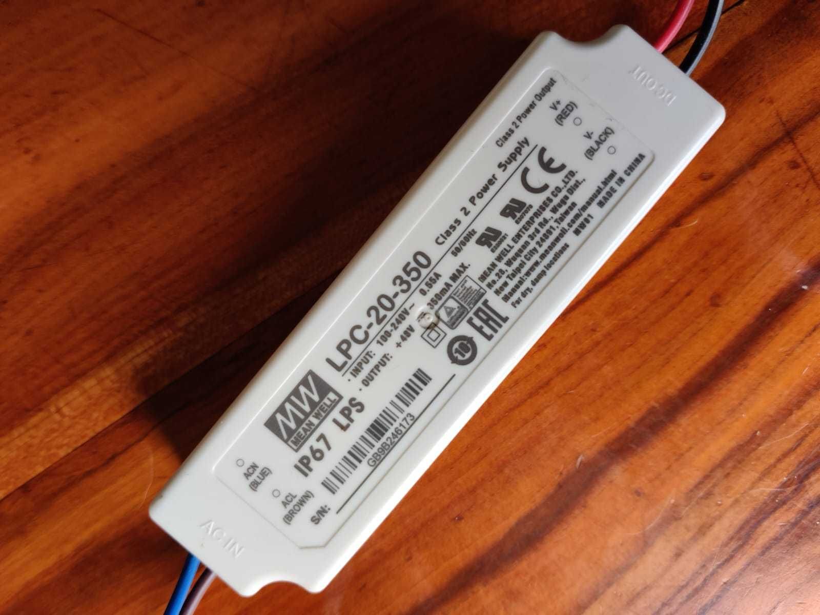 Драйвер LED Mean Well LPC-20-350 48V 350mA 1 шт.