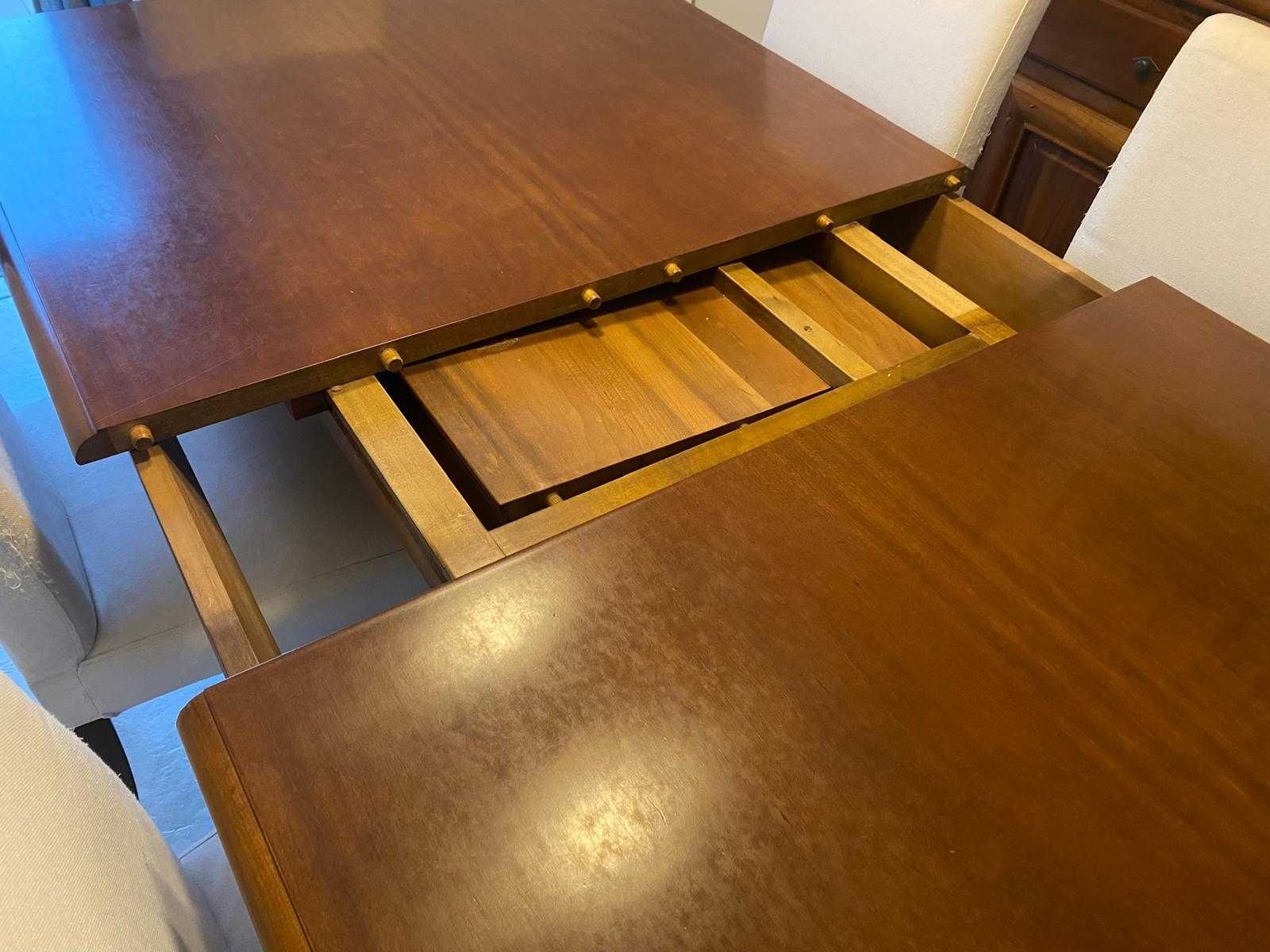 mesa de refeições em cerejeira (1,80x1,05m, extensível)