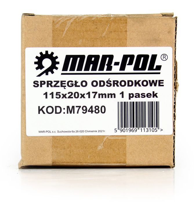 Sprzęgło Odśrodkowe Koło Zageszczarka 115Mm/20Mm Gx160