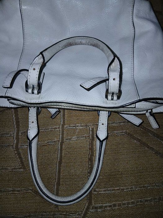 сумка шкіряна karen millen 34 x 22 см.