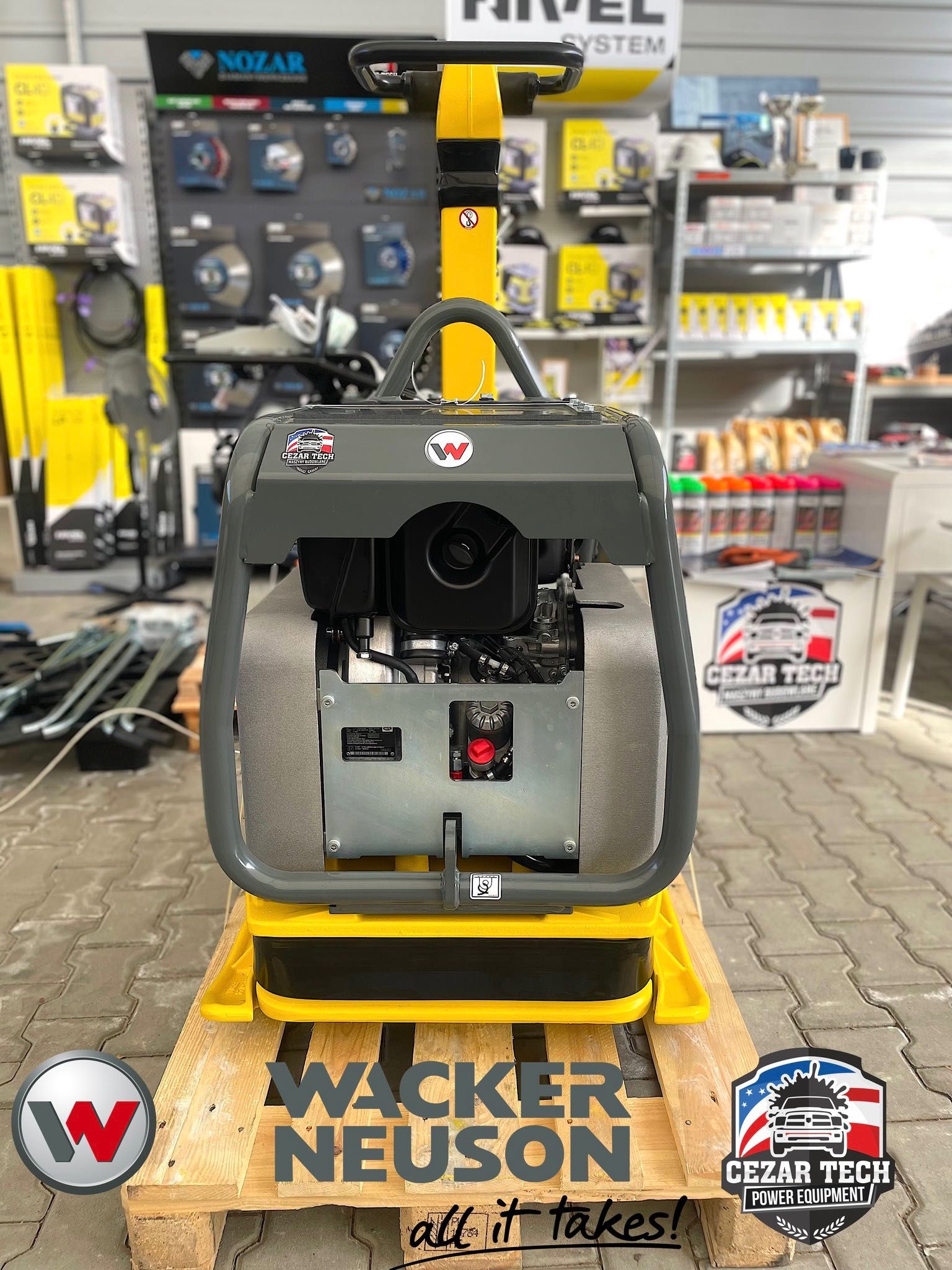 Zagęszczarka WACKER NEUSON DPU 6555 HECH ,nowa FV Czujnik Negocjuj