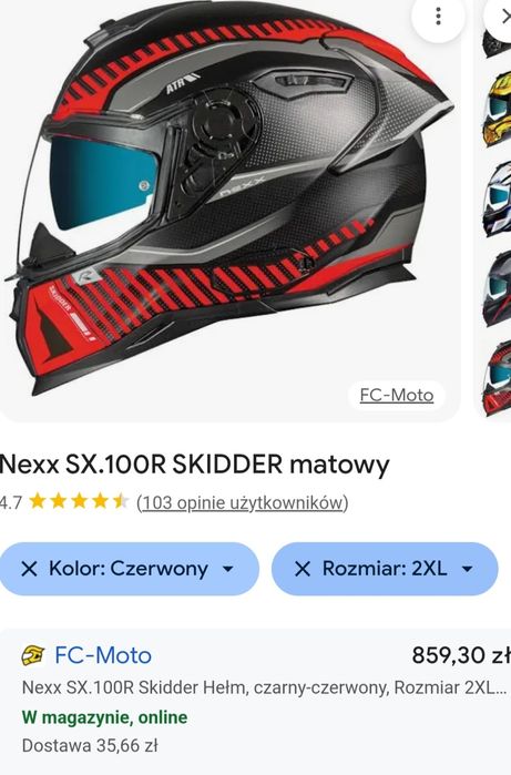 Kask motocyklowy Nexx