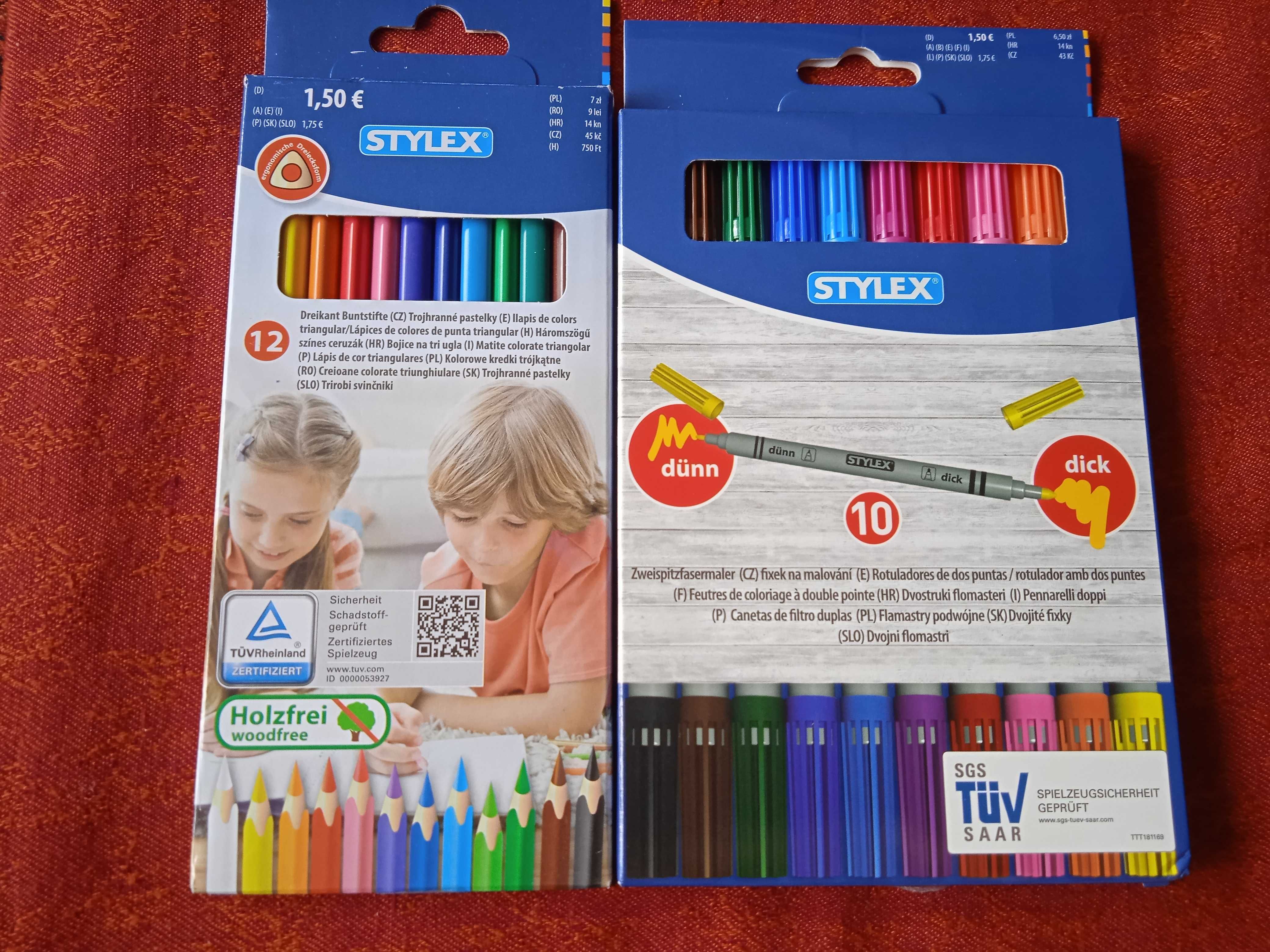 Набір для малювання ctylex олівці і двохсторонні фломастери
