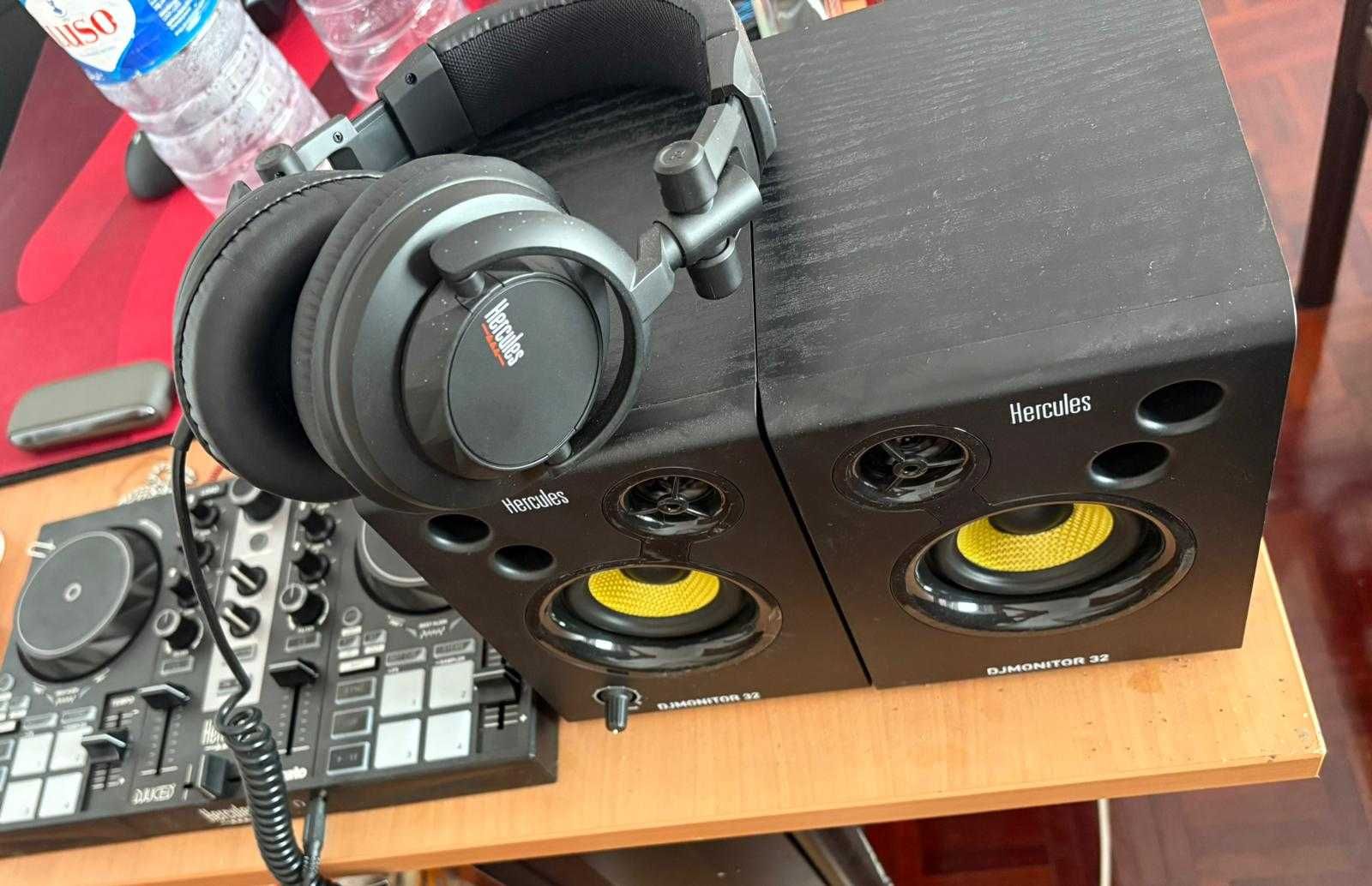 2x usado Conjunto DJ Hercules DJ Learning Kit MK2