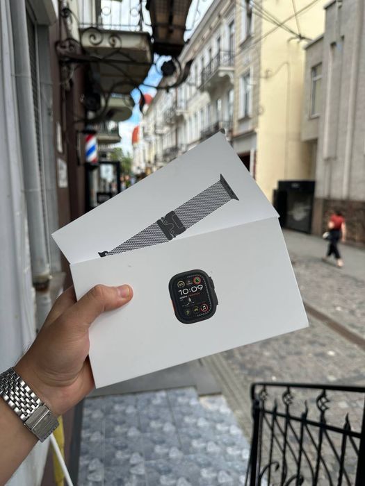 Watch Ultra 2 49mm Black Titanium Black Milanese Loop MX5U3 100% акум