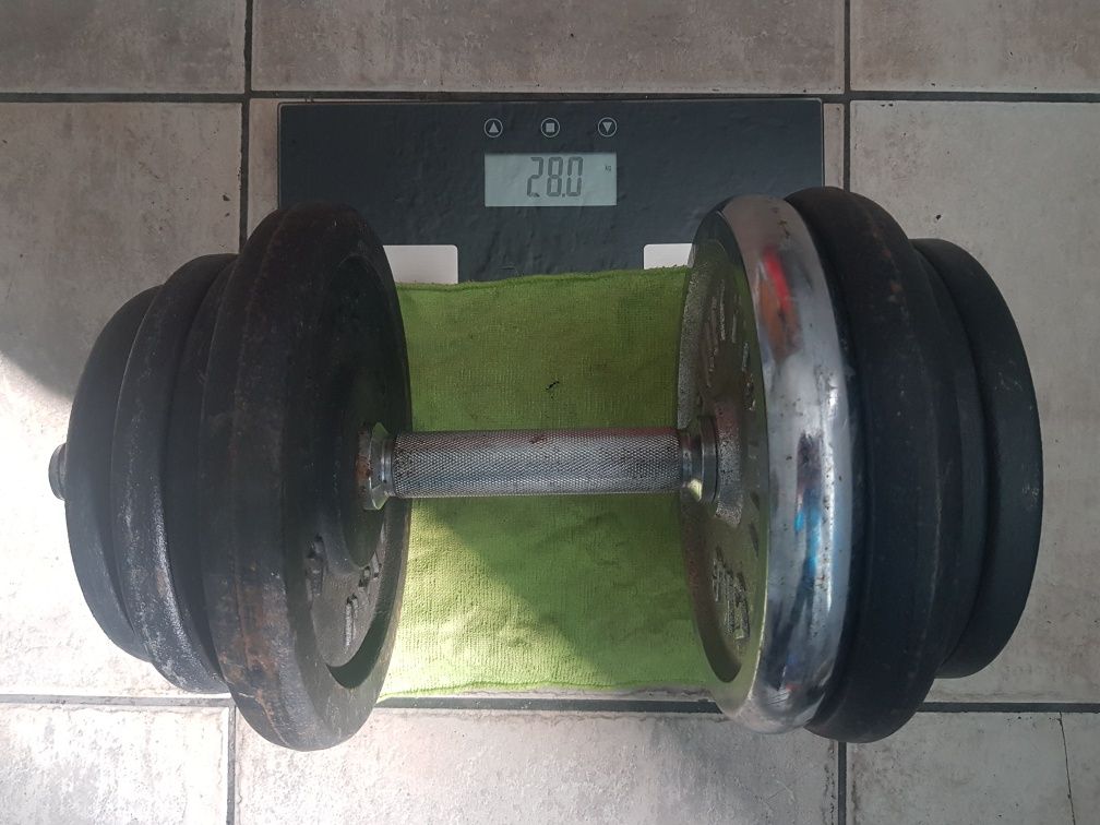 Hantel żeliwny regulowany 28kg