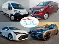 Długoterminowy wynajem samochodu 5 7 9 osobowego busa Toyota Renault