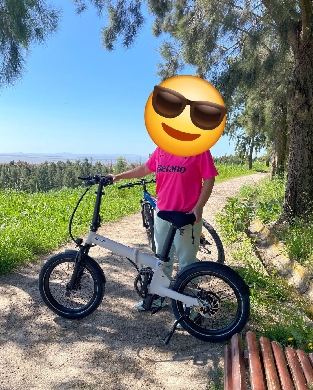 Bicicleta eletrica dobrável 100% nova com garantia EOVOLT AFTERNOON
