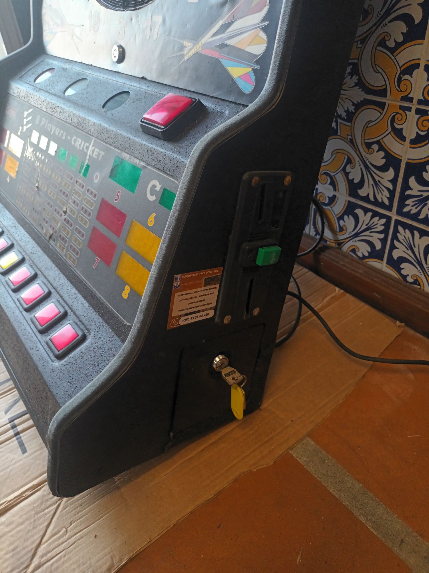 Maquina de Setas Dardos Modelo Super Cobra. Toda restaurada. 100%