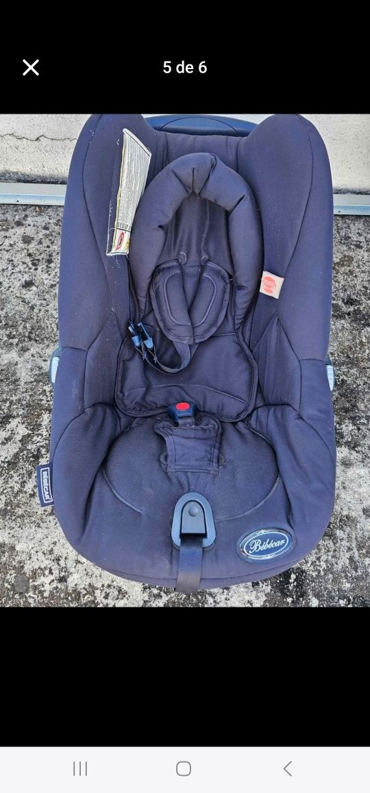 Vendo carrinho bebe azul da bebecar