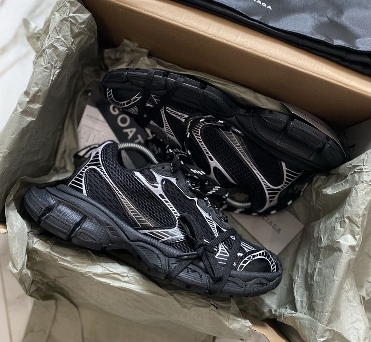 Balenciaga 3XL 38 NEW original women balance black on баленсиага off