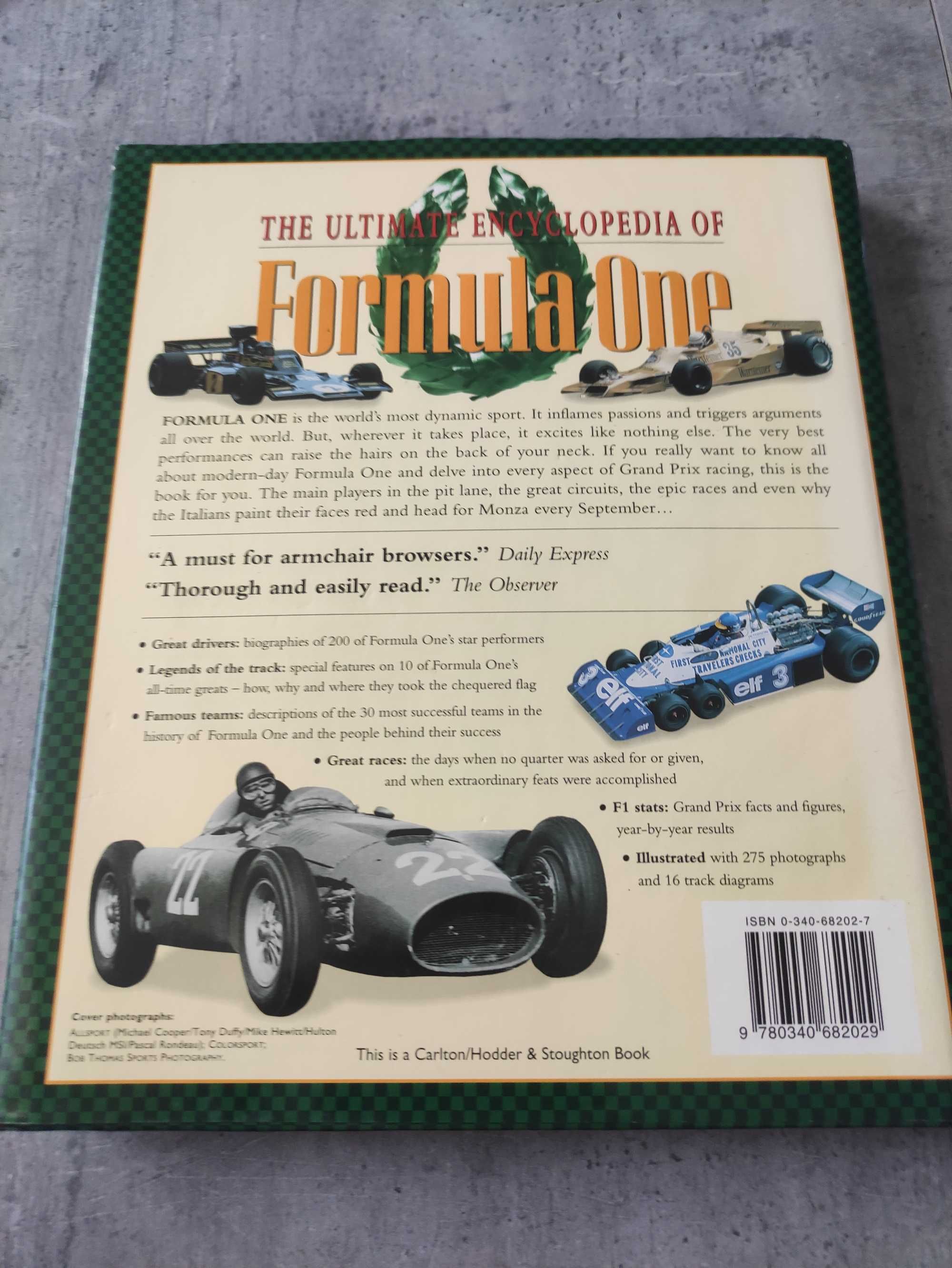 Książka/Encyklopedia F1 Formula One  Damon Hill