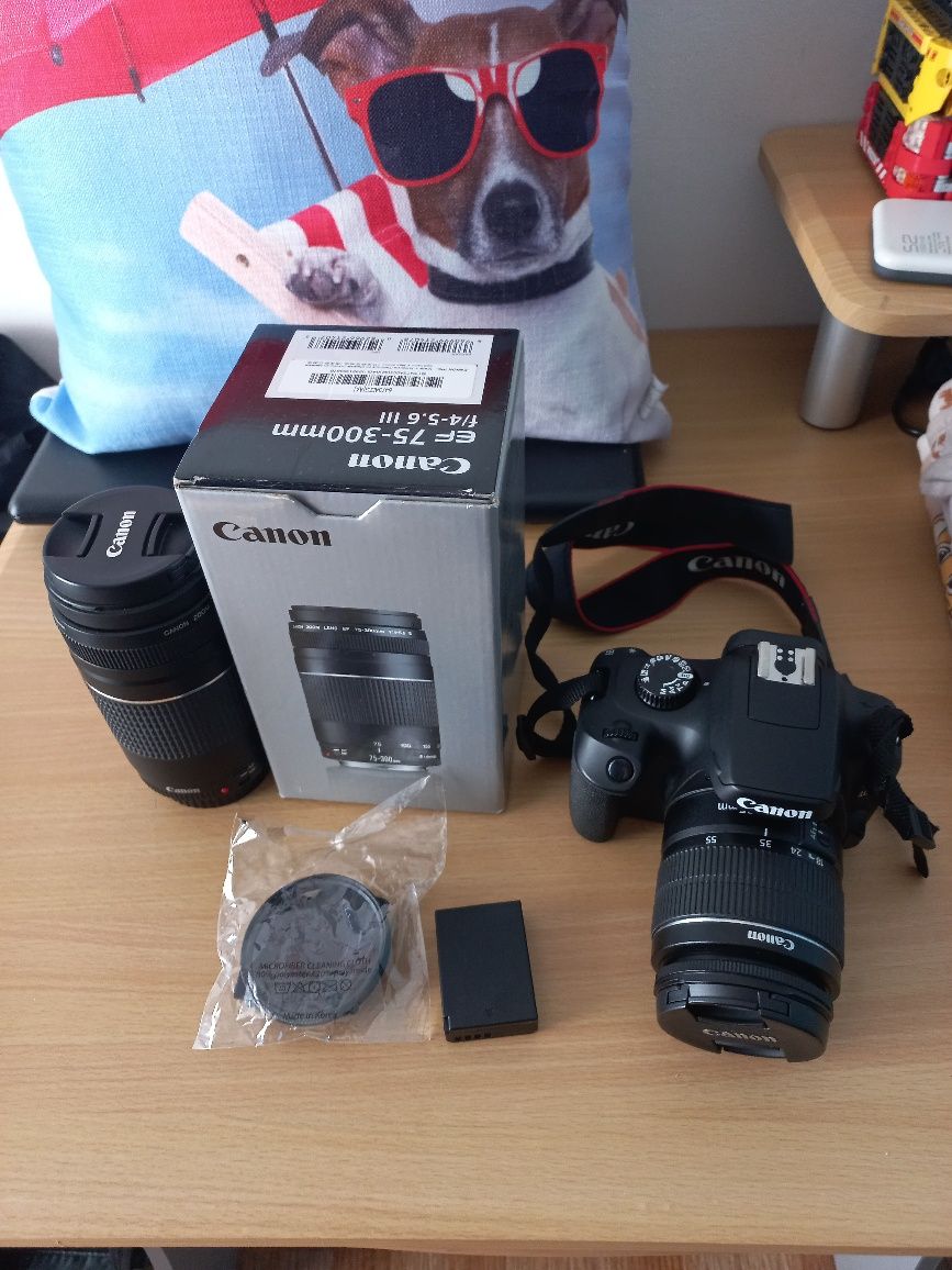 Canon 4000d com lentes
