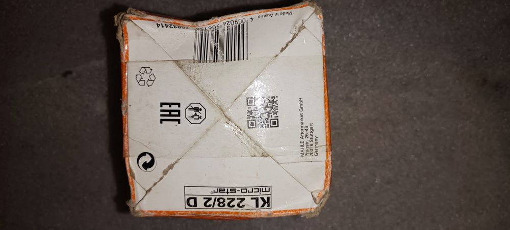 Паливний фільтр mahle KL 228/2 D на sprinter vito