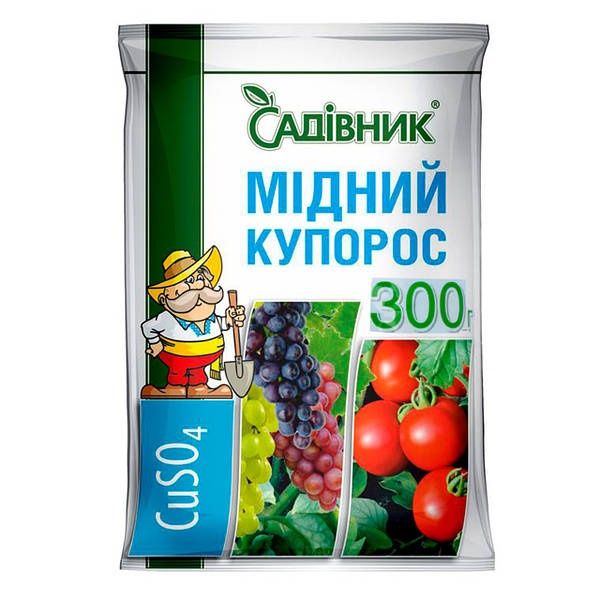 Медный купорос 300г "Садовник"