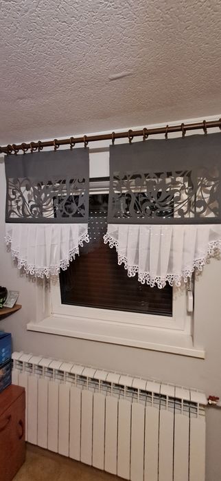 Azurowe firanki panelowe