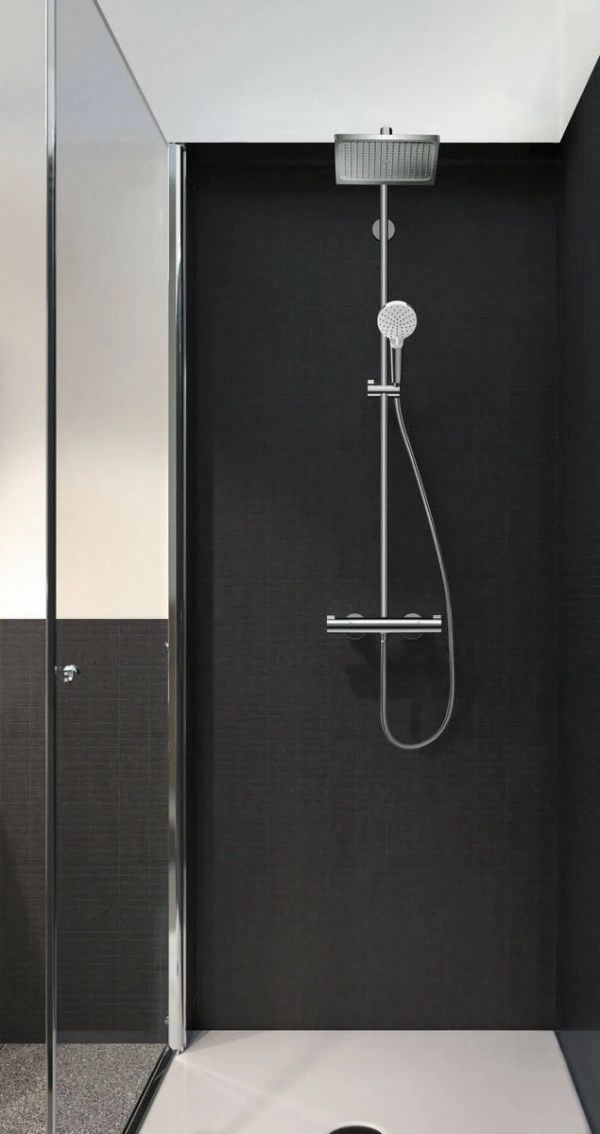 Якісна німецька душева система "hansgrohe Crometta E 240 Showerpipe"