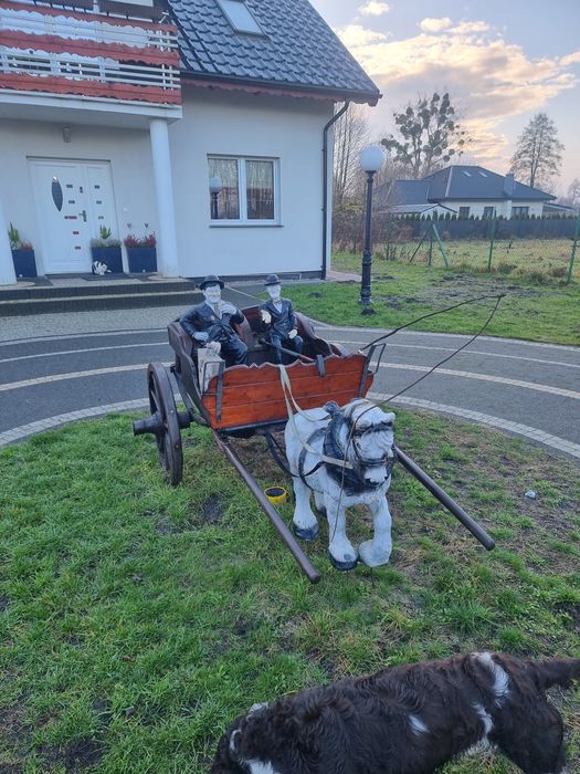 Mała ozdobna bryczka