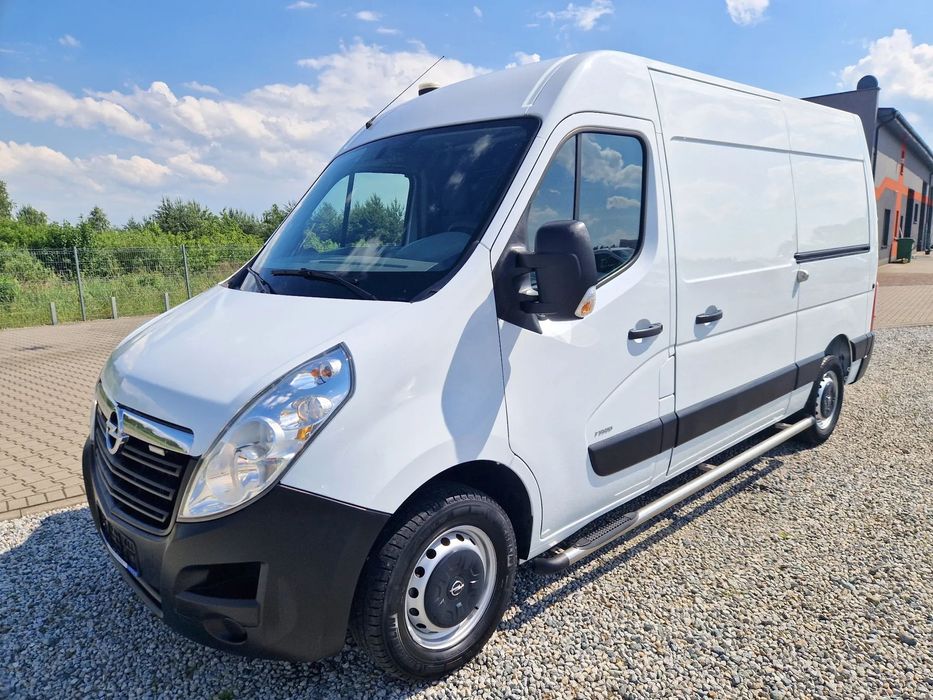 Opel OPEL MOVANO 2.3 CDTI 136 KONNY  ŚREDNI WYSOKI L2H2 KLIMA WEBASTO 215 T/KM PRZEBIEGU GWARANCJA 2X BOCZNE DRZWI  Opel Movano 2.3 CDTI BiTurbo średniak L2H2 Klima 2x boczne drzwi