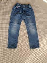 Spodnie, jeansy na gumce, 122
