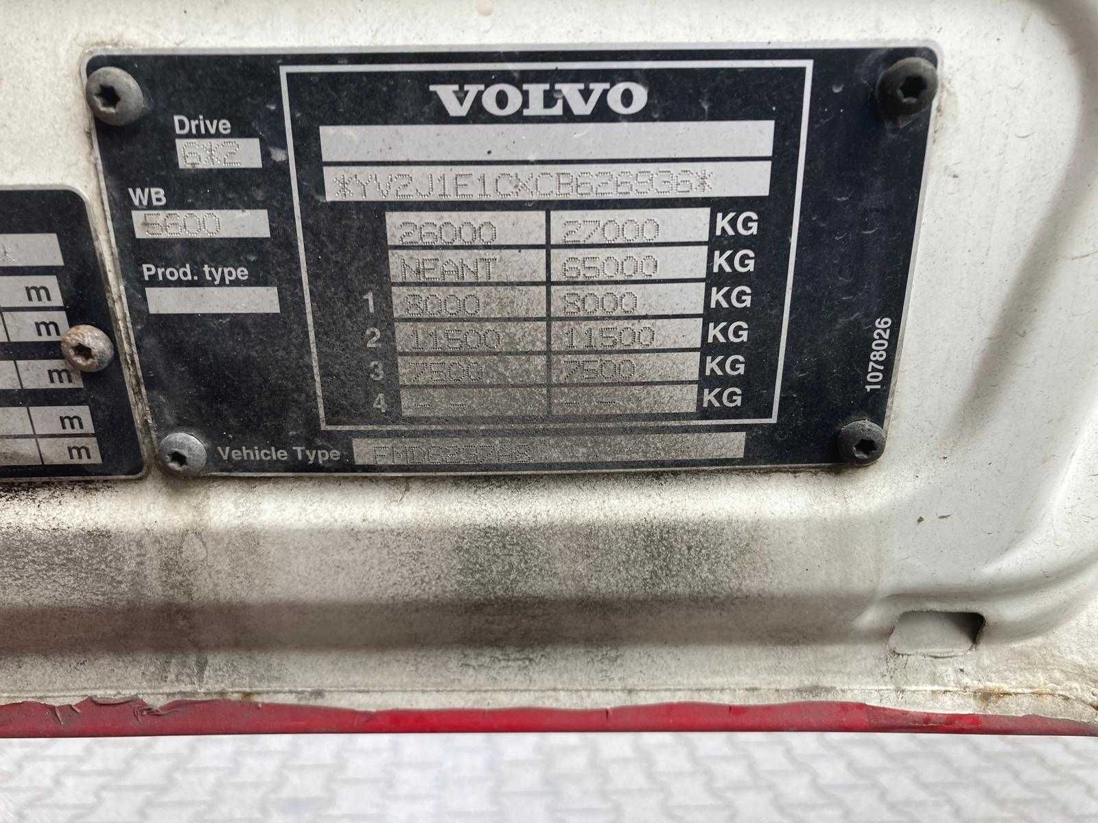 Volvo FM370 solówka chłodnia Carrier 21pal winda DHollandia roleta el.