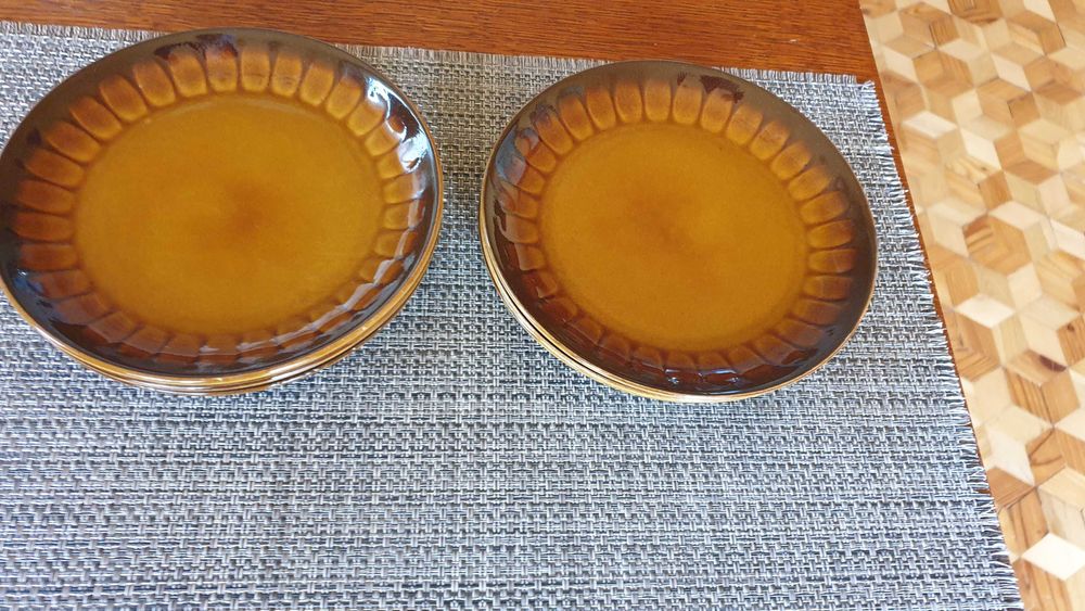 Talerzyki deserowe, z okresu PRL - Tułowice - 6 sztuk