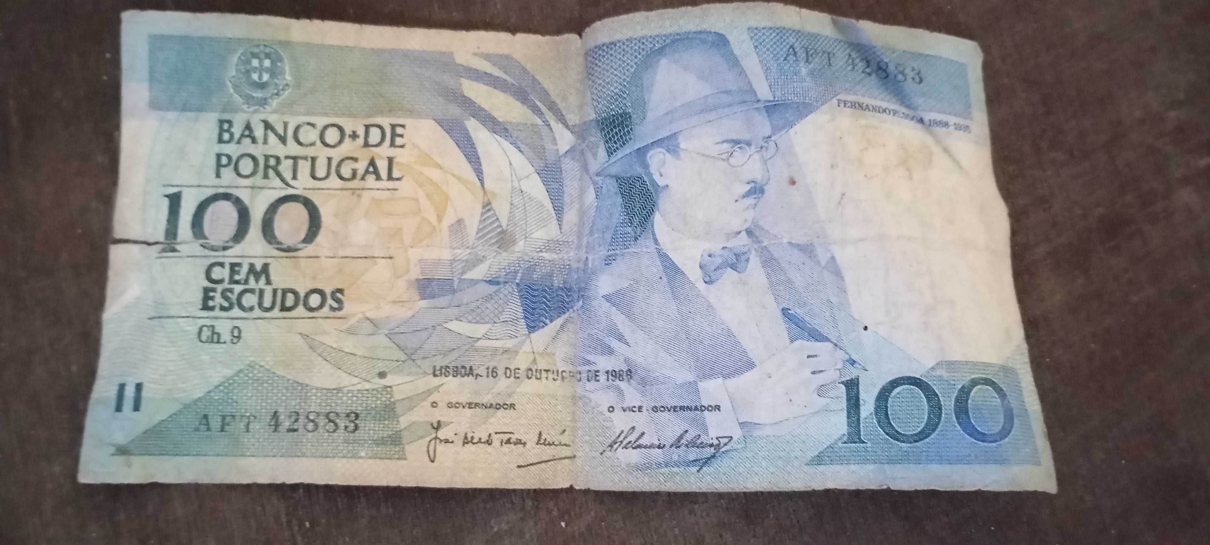 Nota de 100 escudos