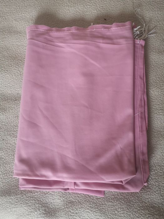 Zasłony różowe PRL (komplet)