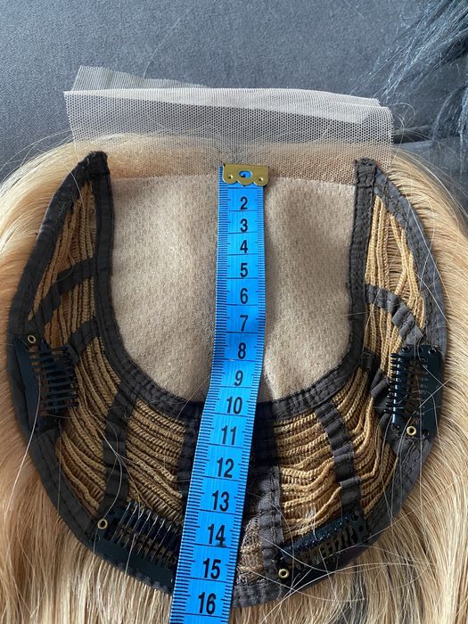 Toper tupet treska dopinka mikroskóra włos naturalnu malezyjski 40 cm