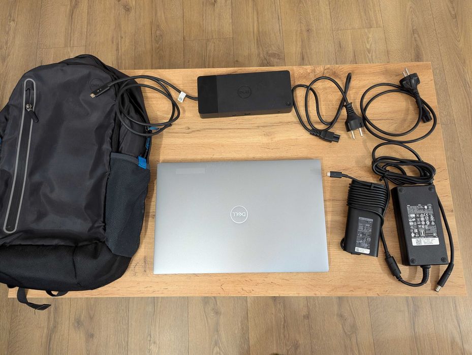 Dell precision 5550 + stacja + zasilacze + plecak