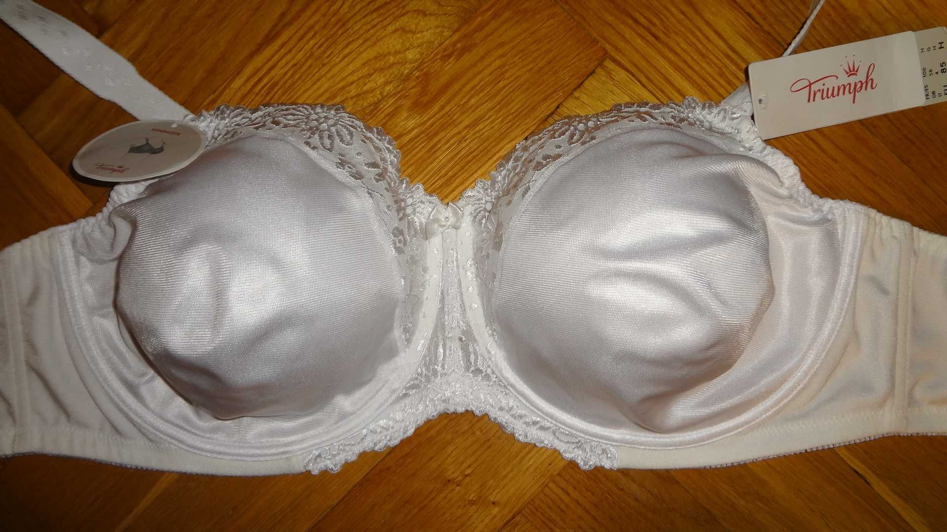 Biustonosz Triumph Ladyform Soft W 85H minimizer, nowy, biały