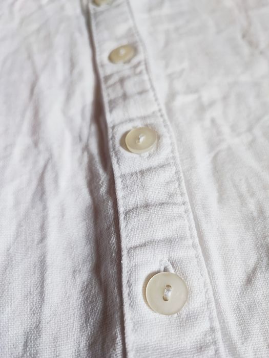 Biała lniana jakościowa sukienka XL len wiskoza lato urlop plus size