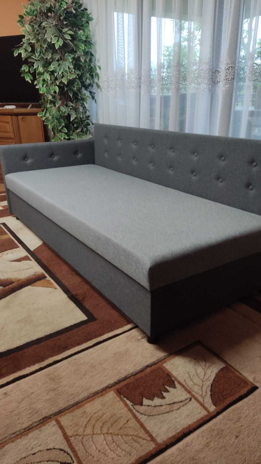 sofa tapczan z pojemnikiem na pościel 80