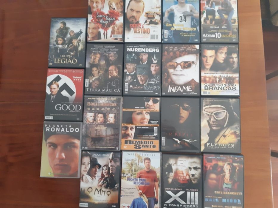 Colecção de DVDs Originais - Grandes Filmes