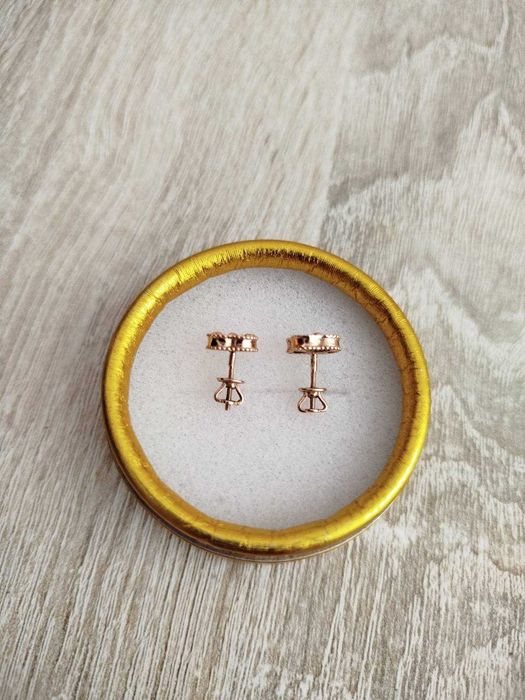 Сережки протяжки золото