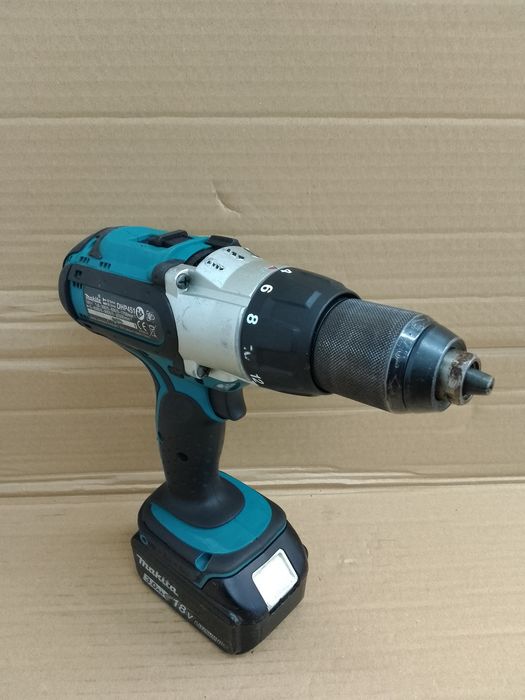 Makita DHP451 Wiertarko Wkrętarka Udarowa 3Biegi 18V 3.0Ah 2019r