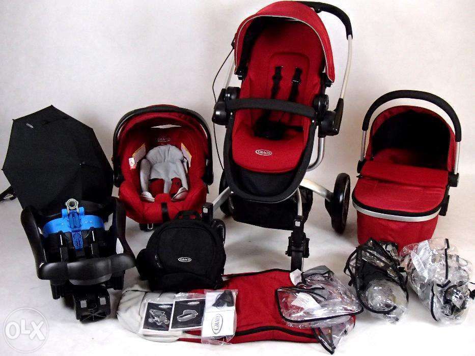 Graco Symbio 3w1 używany w super stanie. Przekładana rączka!