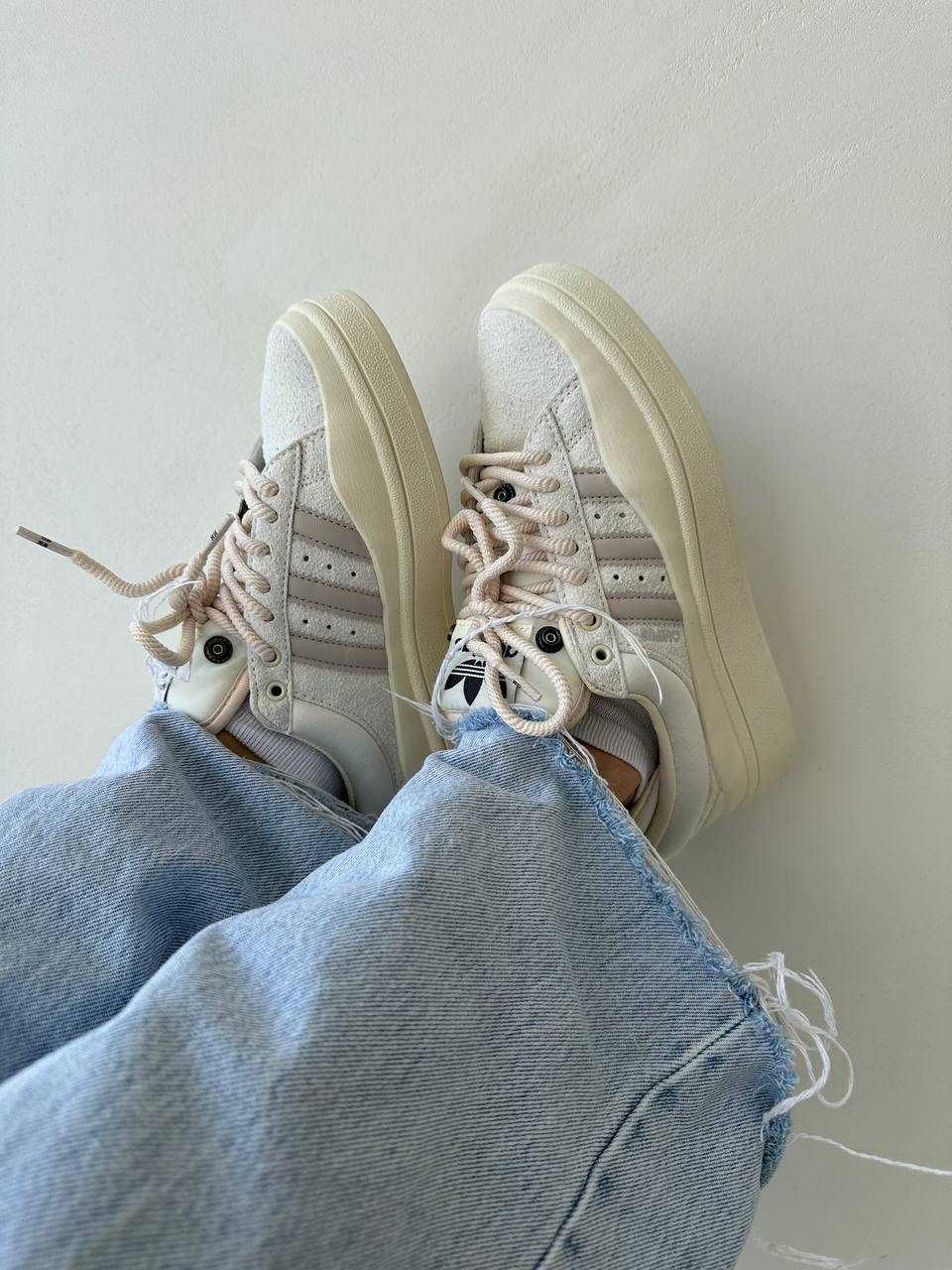 Кроссовки Adidas Campus Bad Bunny бежевые / Адидас Кампус 36 38 39 40