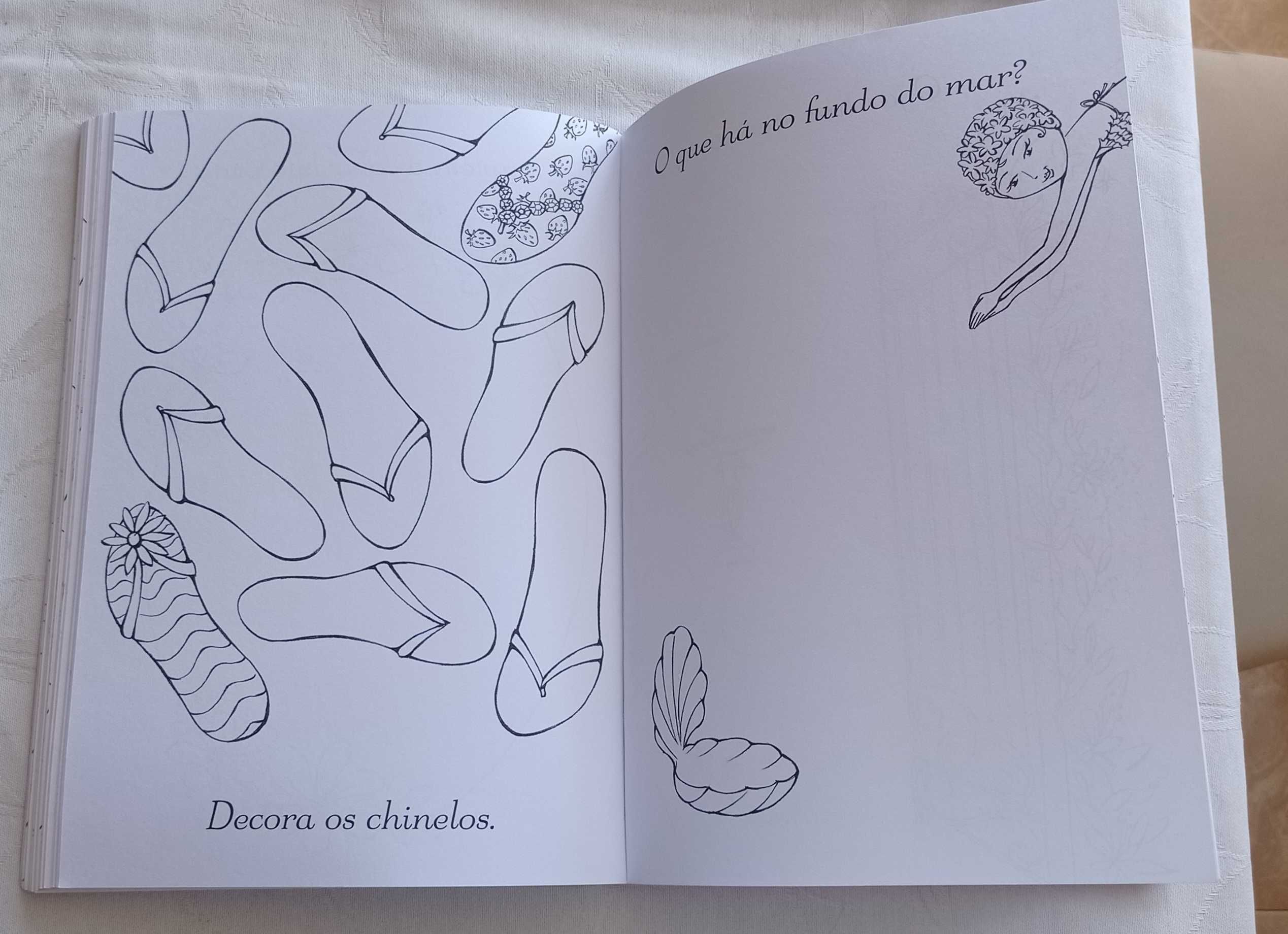 Livro para pintar com desenho muito originais