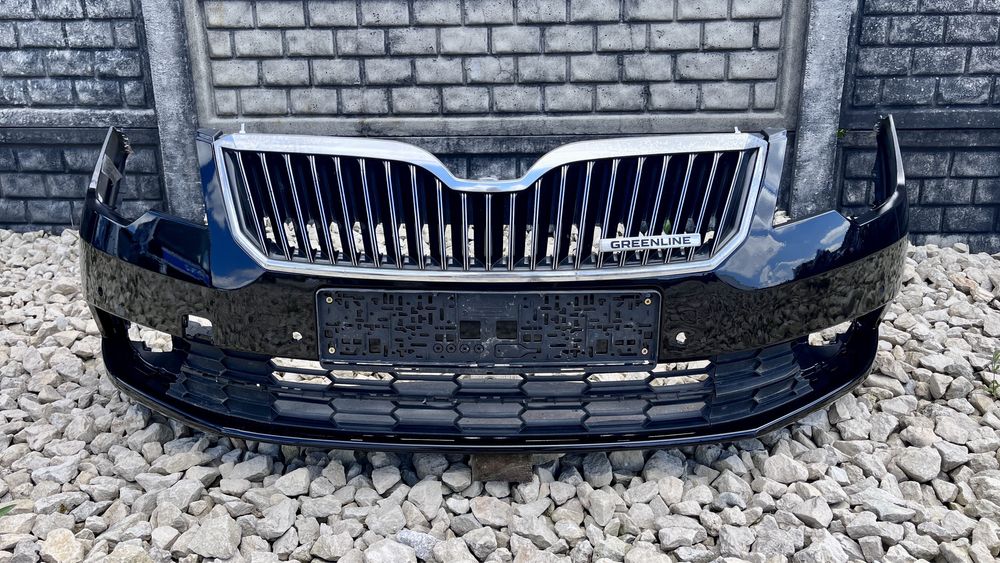 Zderzak przedni 4xPDC LF9R Skoda Superb II FL 3T lift 13-15 oryginal