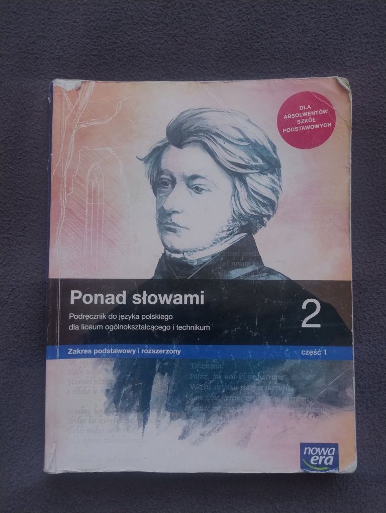 Podręcznik do języka polskiego 2 część 1. Ponad słowami 1