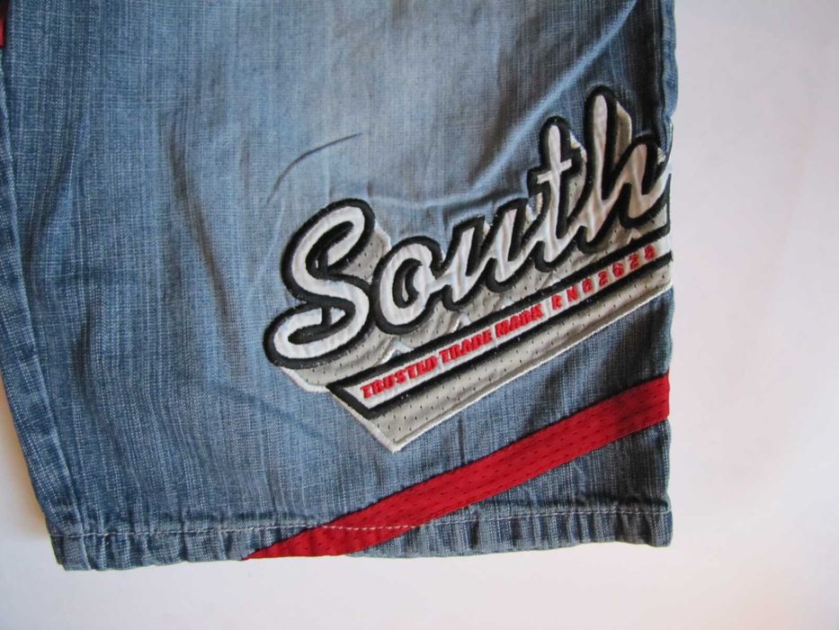 Szorty Southpole Vintage Baggy Haft Y2k Retro Hiphop Spodenki Jorty 36