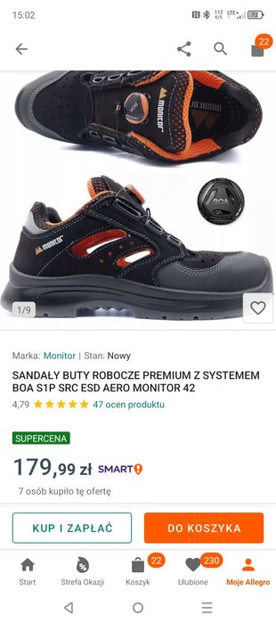Buty robocze 42 nowe