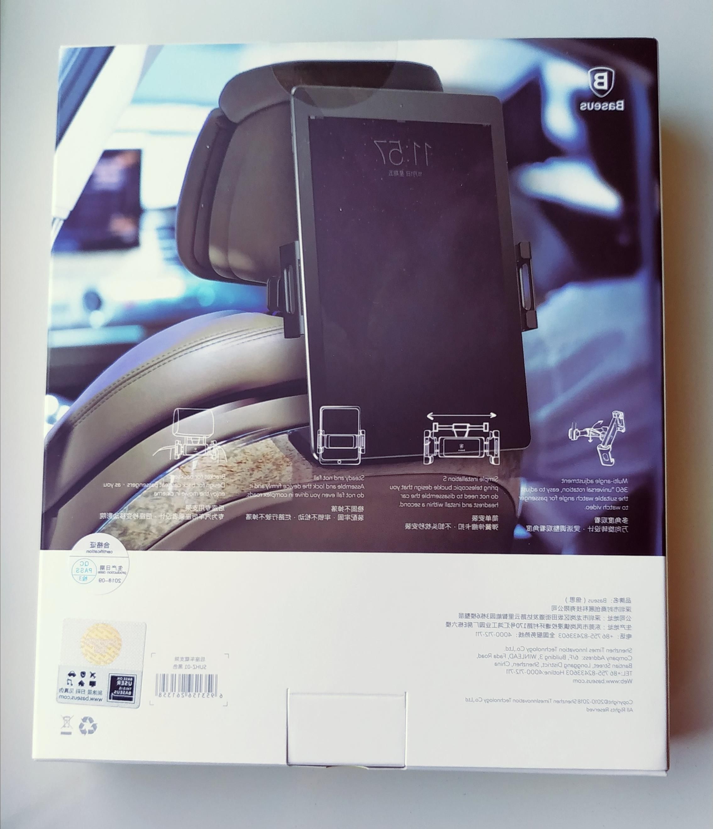 Baseus Back seat держатель для Ipad Iphone крепление в авто для