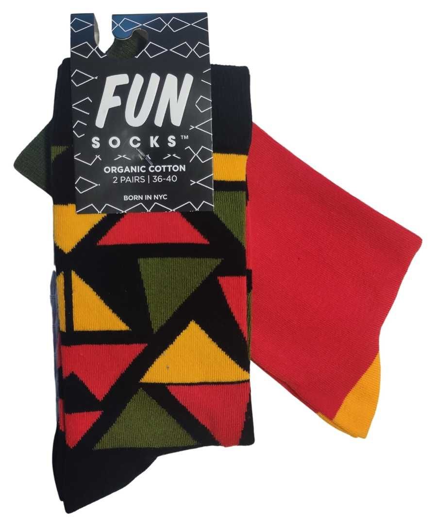 Skarpety skarpetki FUNSOCKS Kropki 2pak: różne rozmiary