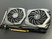 Karta MSI GTX 1660 Super Gaming X. jak nowa wiatraki bez luzów,  P-ń