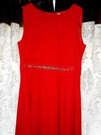 Suknia czerwona długa