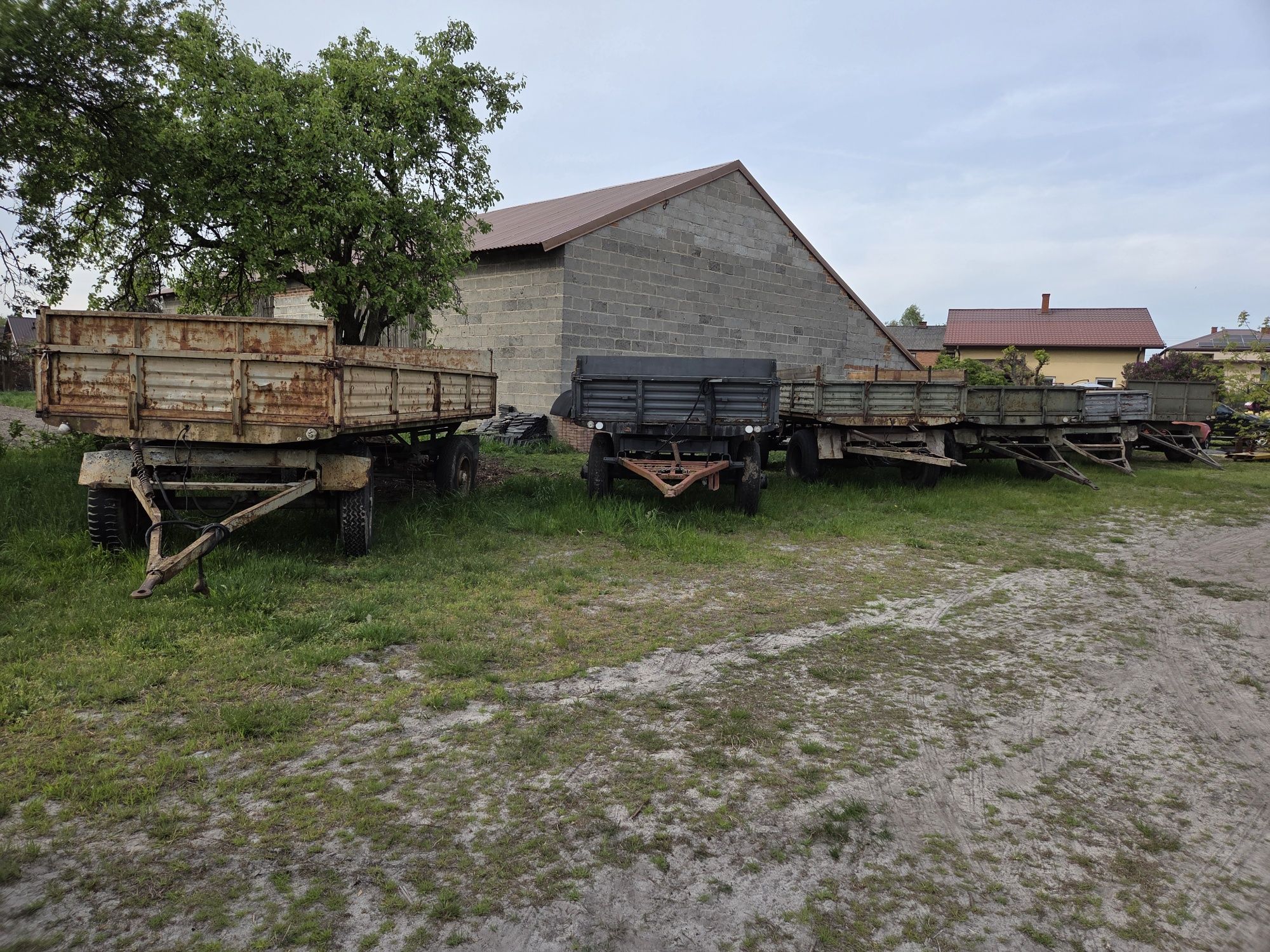 Przyczepa rolnicza Autosan d50 6t. Do balonów skrzynio palety transpor