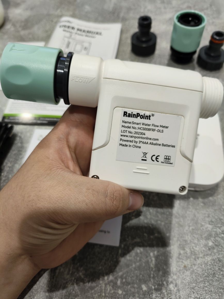NOWY Przepływomierz wody RainPoint Smart + Mini Box HUB