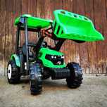 KOPARKA Traktor JOHN DEERE 24V 400W Ciągnik Auto Akumulator RC DZIECI